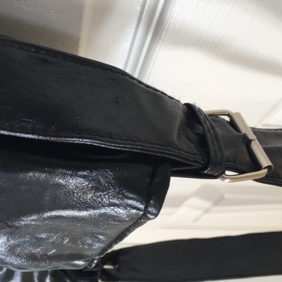 EUC Large Faux Leather Shoulder Bag - Picture 3 of 6